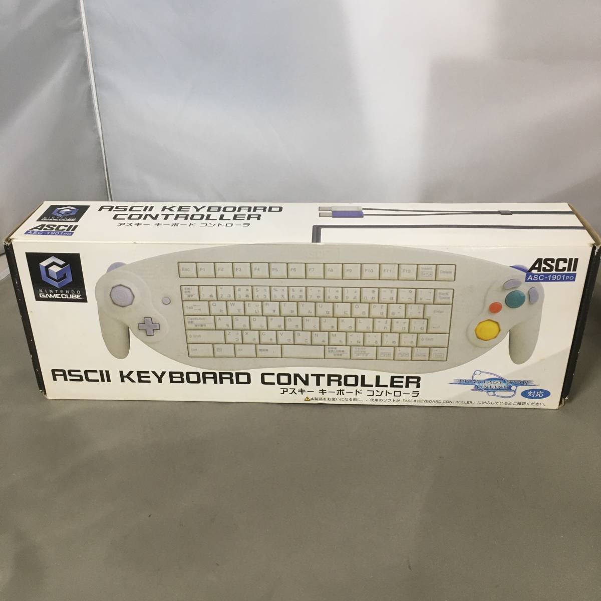 ○アスキー キーボード コントローラ ASCII ASC-1901PO ゲームキューブ