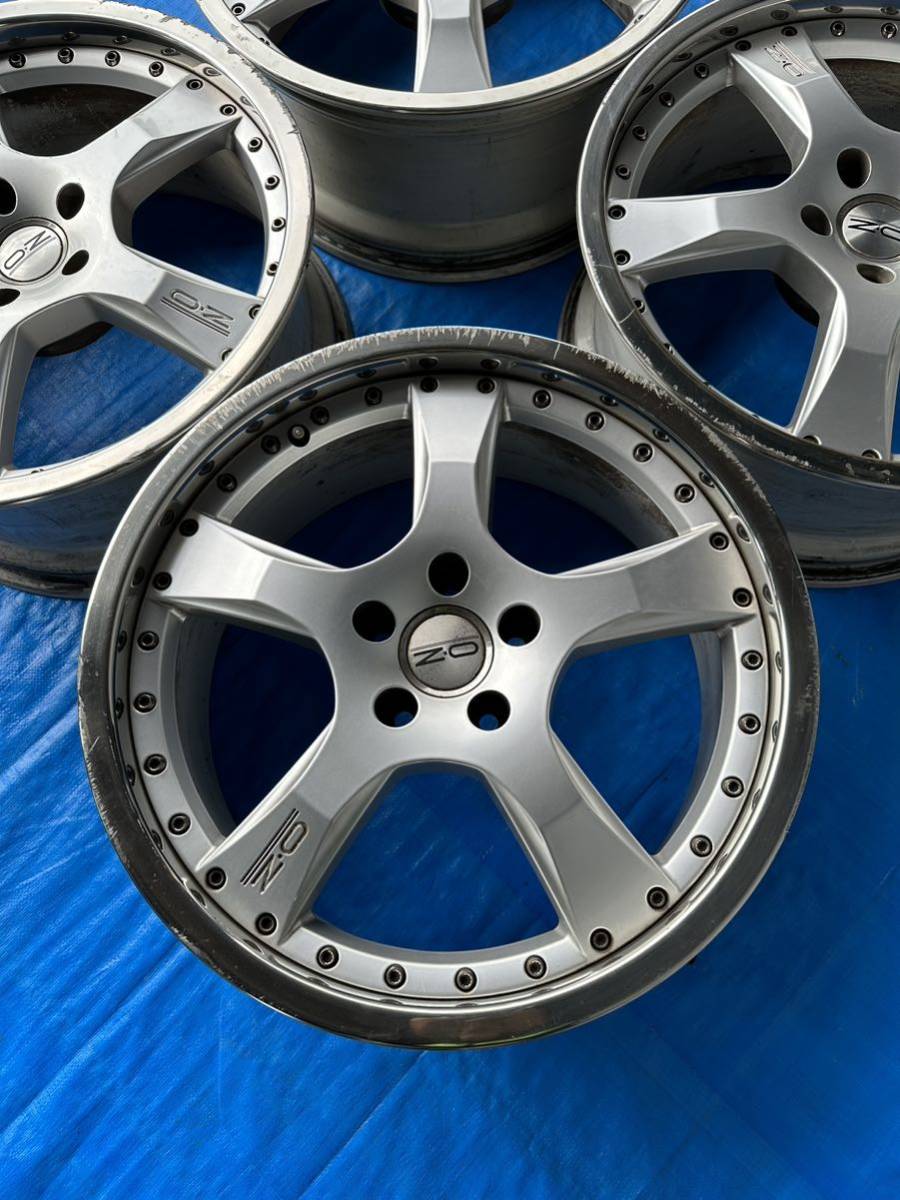 OZ RACING 20インチ　8.5J 5穴PCD120 オフセット34 中古アルミホイール4本セット　_画像3