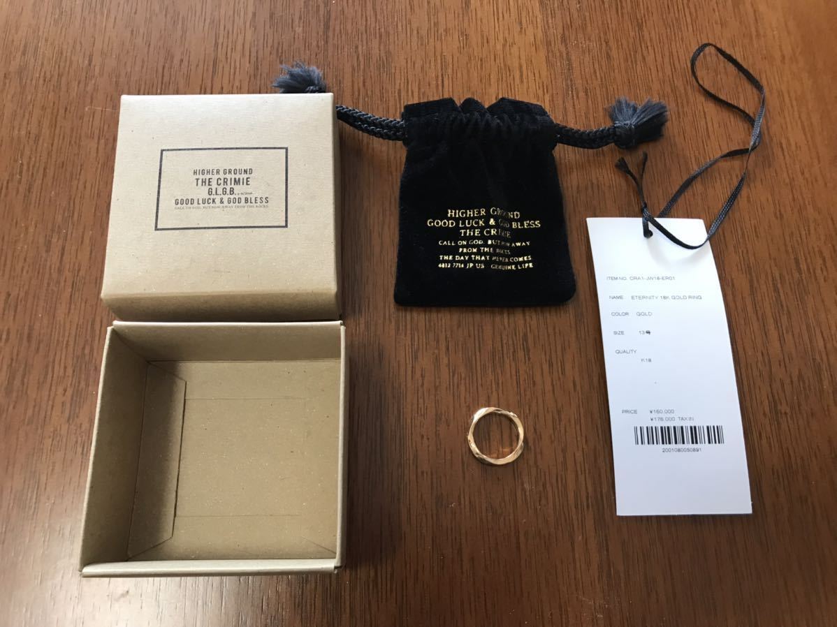 CRIMIE クライミー ETERNITY 18K GOLD RING 指輪 リング | www
