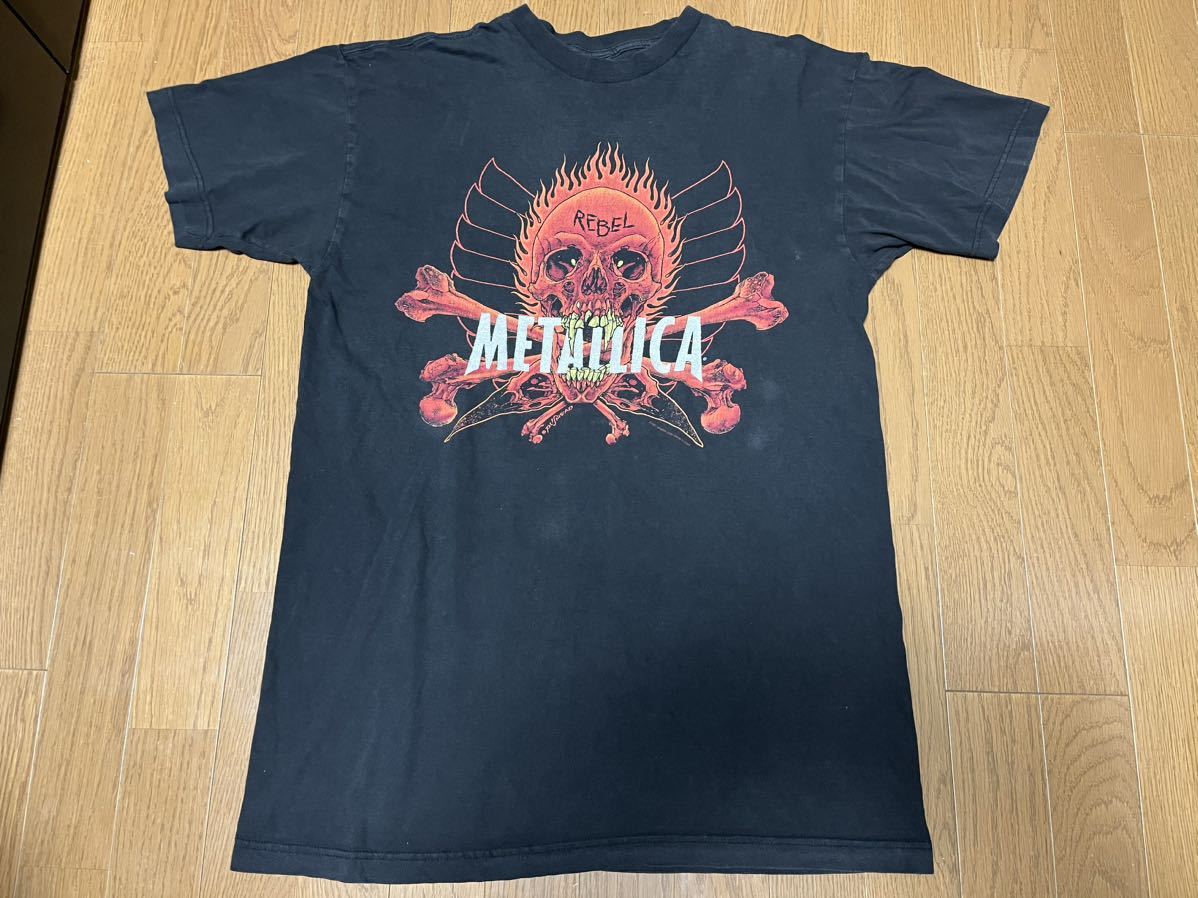 METALLICA メタリカ REBEL PUSHEAD 90's Tシャツ L サイズ パスヘッド