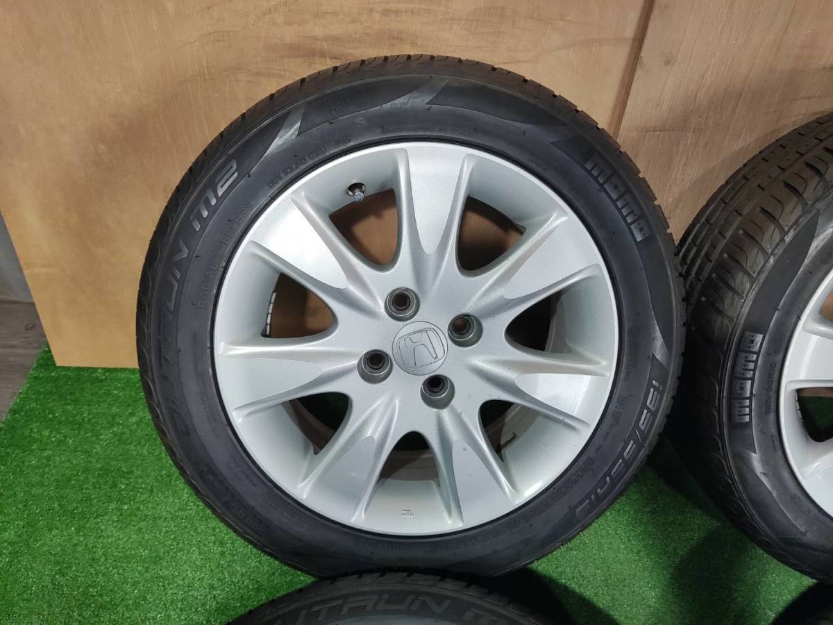 ★ホンダ純正ホイール★195/55Ｒ15　DUTAUNMZ【2019年】ホンダ純正ホイール　15×6Ｊ　ET50　4Ｈ/100_画像2