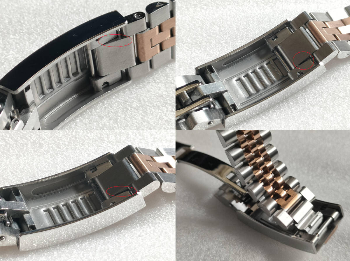 [ unused ]jubi Lee clock belt g ride lock Class p rose combination interchangeable goods ( with translation )