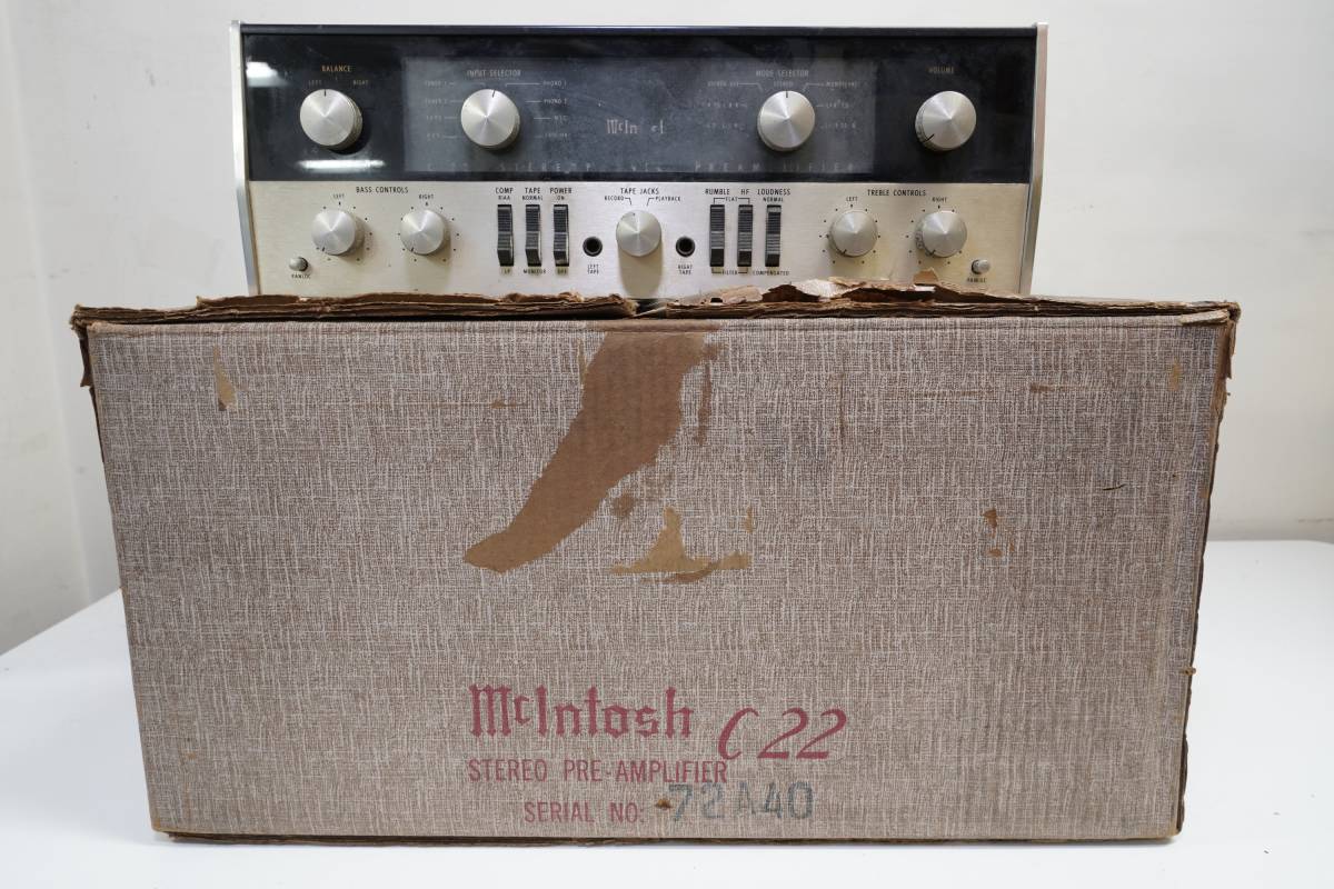 McIntosh C-22 ジャンク オリジナル元箱付