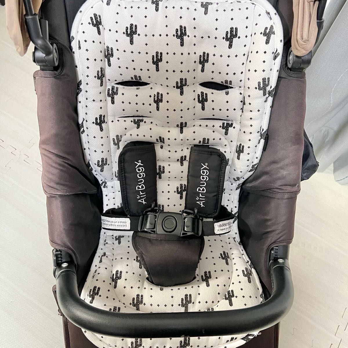 エアバギー ココプレミア ベージュ 3輪ベビーカー ブレーキ付き AirBuggy COCO PREMIER