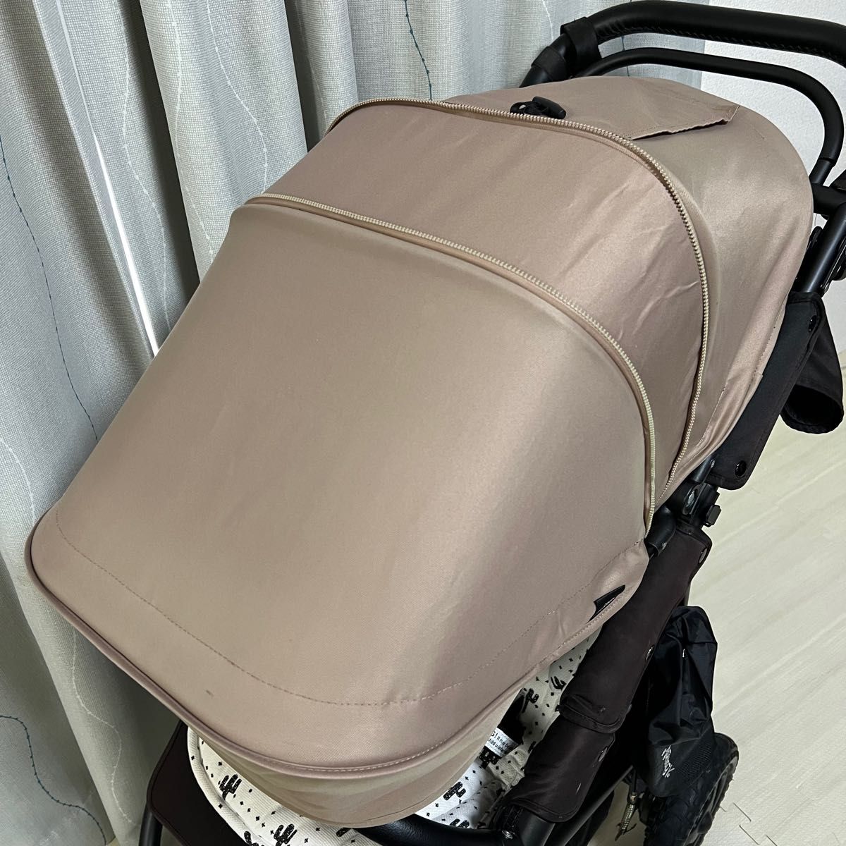 エアバギー ココプレミア ベージュ 3輪ベビーカー ブレーキ付き AirBuggy COCO PREMIER