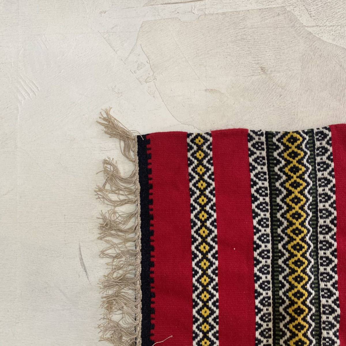 vintage native rug アメリカ古着 ヨーロッパ古着 ネイティブラグ ビンテージマット インテリア クッションカバー 70s 80s_画像4