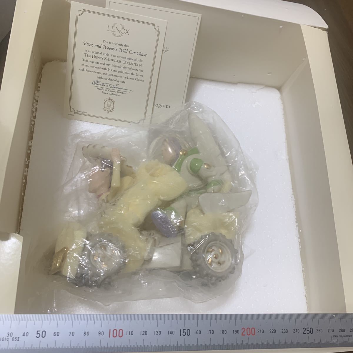 ディズニー Disney トイストーリー レノックス 置物 陶器 特大サイズ