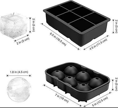 製氷皿 製氷器 製氷機 丸氷4.5cm 四角型5cm 食品級 2個セット_画像4