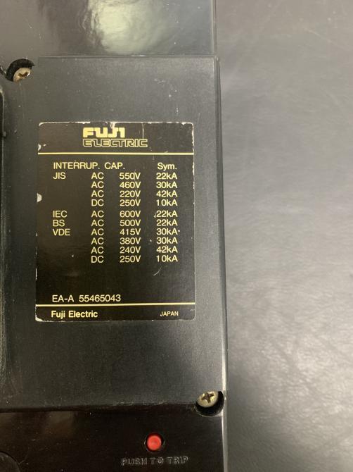 [no- check goods ] Fuji electro- machine auto breaker EA603A 500A production end goods 