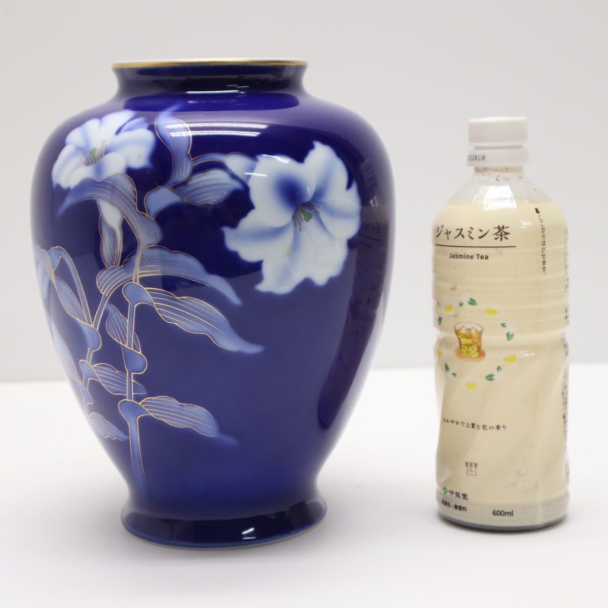 XE0033 深川製磁 宮内庁御用達 花瓶 花器_画像6