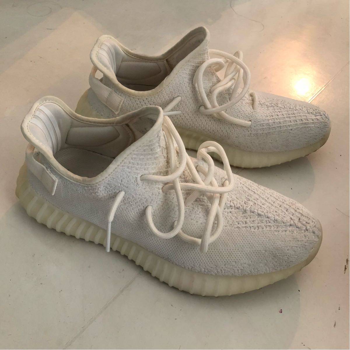 定価以下 (27cm) 納品書有 adidas YEEZY BOOST 350 V2 正規 アディダス イージー ブースト ホワイト 白 カニエウェスト 500 450 700 PW YZY