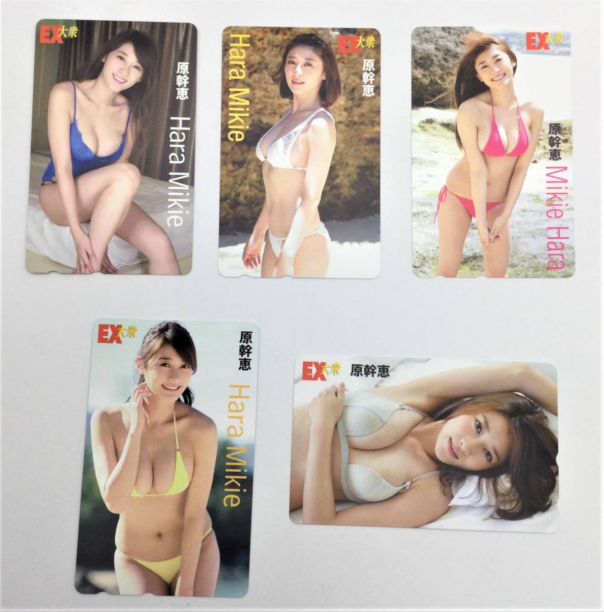 未使用 テレカ未使用 50度 グラビア RF テレホンカード 女性 EX大衆 アイドル