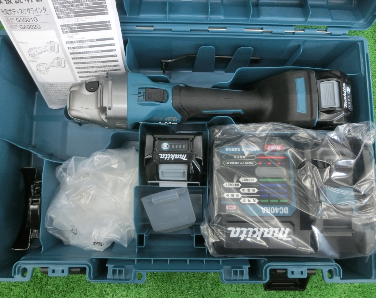 新品♪ マキタ 40Vmax 充電式ディスクグラインダー GA001GRDX