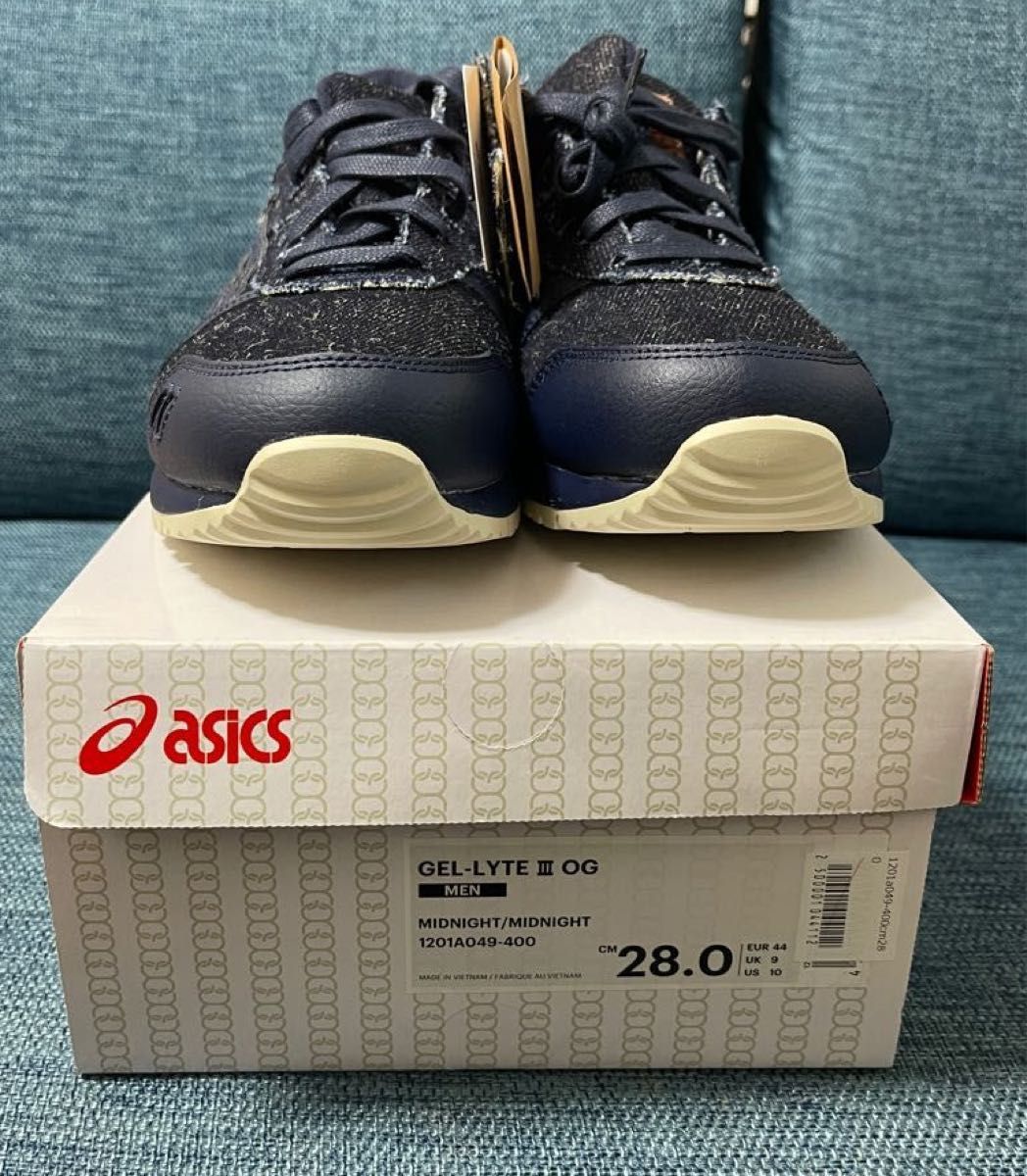 ASICS アシックス　GEL-LYTE 3 OG デニム　28cm 新品未使用　30th記念　岡山デニム　限定