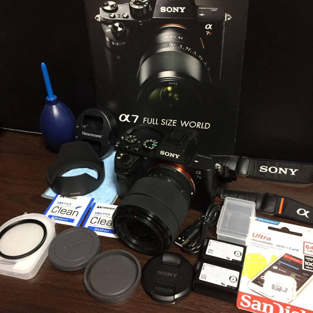 付属品多数☆SONY☆α7Ⅱ☆ILCE-7M2K☆a7II☆ズームレンズキット