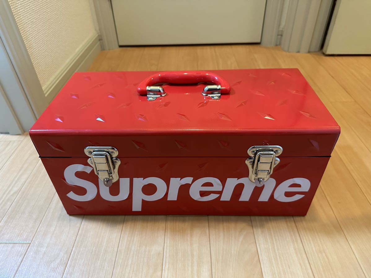 Supreme Diamond Plate Tool Box Red 18FW シュプリーム ダイヤモンド プレート トゥール ボックス ツールボックス レッド 赤 工具箱 18AW.