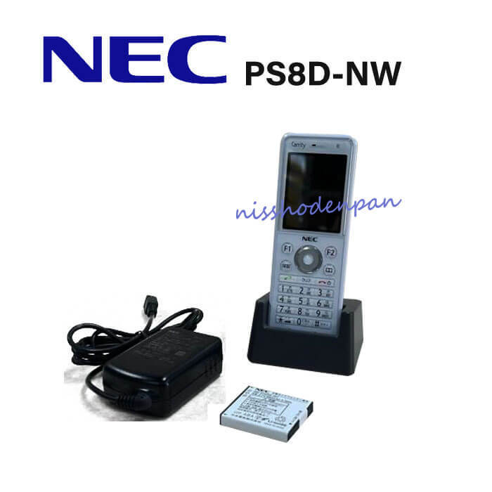 【中古】PS8D-NW NEC Carrity-NW 構内PHS 事業所用システムコードレス【ビジネスホン 業務用 電話機 本体 】_画像1