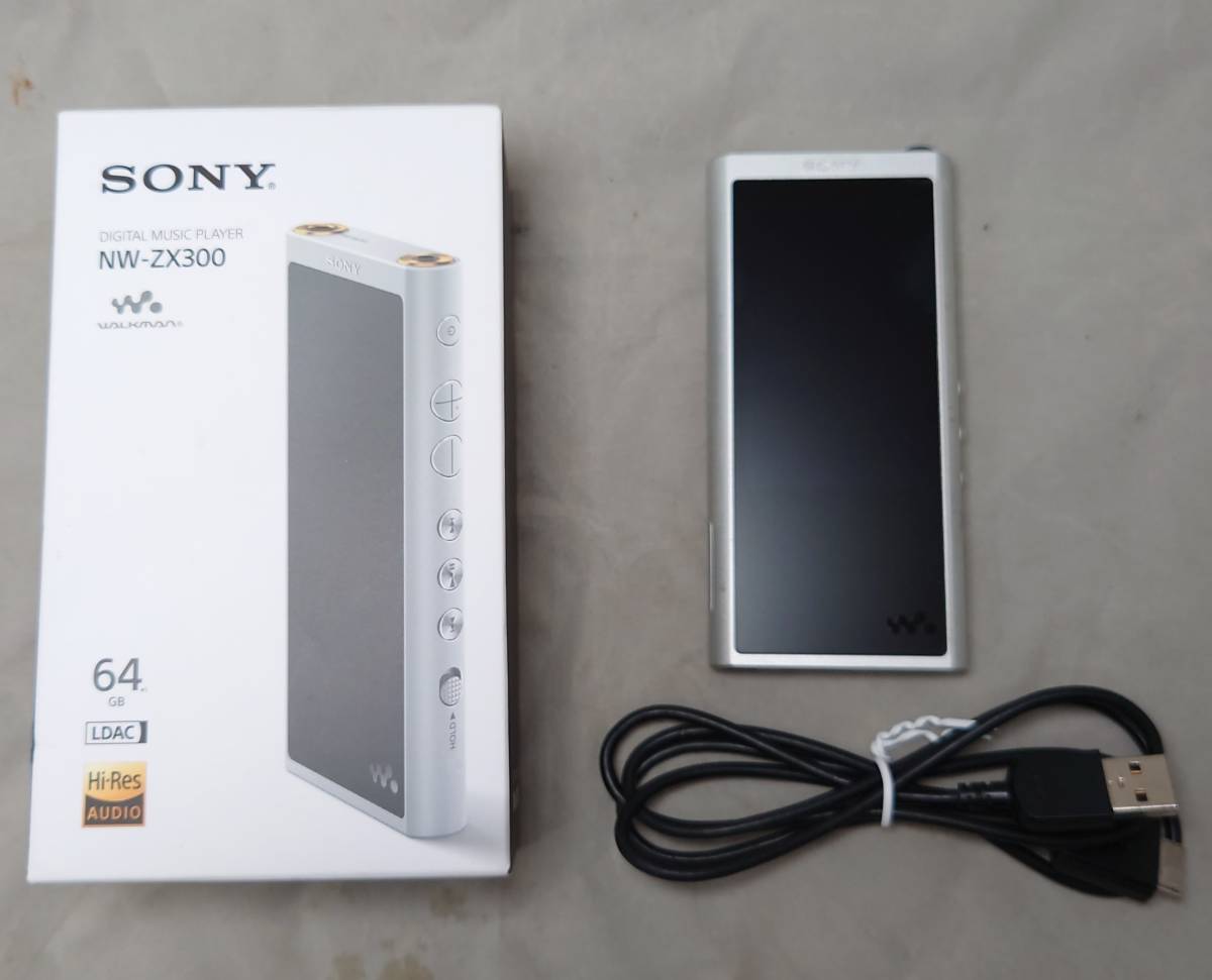 ☆極美品☆SONY ソニー NW-ZX300 ウォークマン 64GB シルバー 元箱付