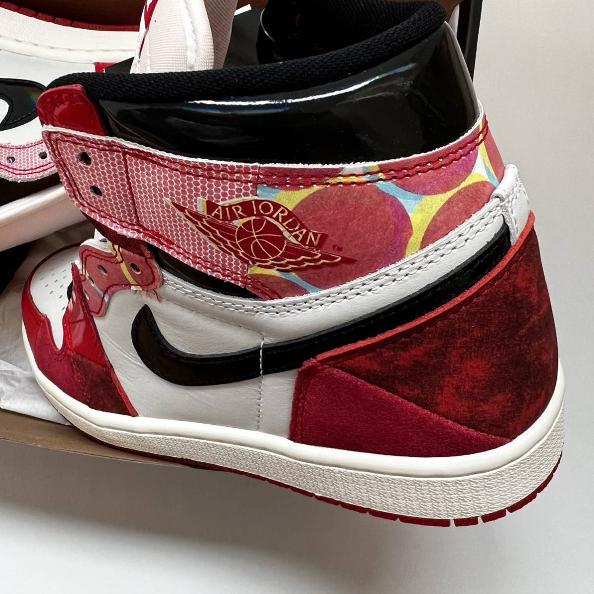 SNKRS購入 25.0cm NIKE AIR JORDAN 1 HIGH OG SPIDER-MAN travis scott