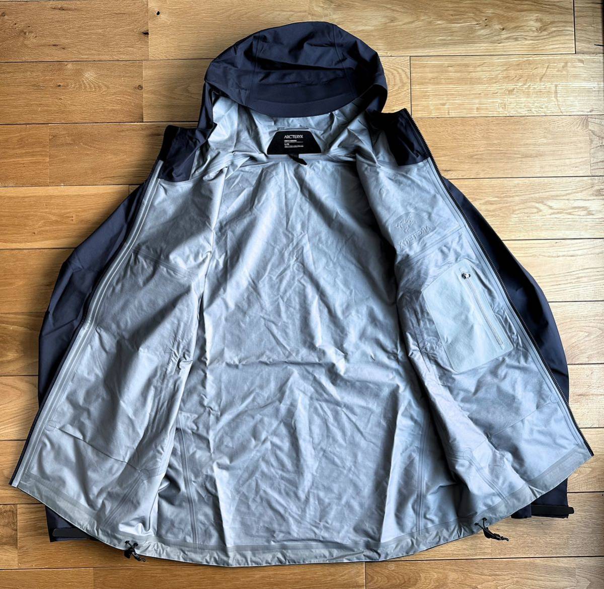 【国内正規 新品】ARC'TERYX Beta Jacket Men's Black Sapphire Large アークテリクス ベータジャケット GORE-TEX ゴアテックス ネイビー L