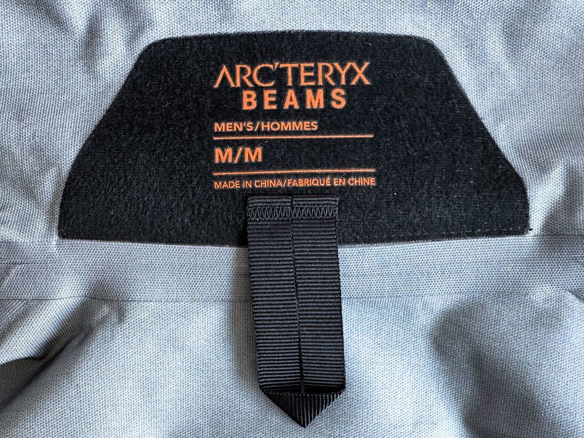 【超限定 ビームス別注 国内正規 新品】ARC'TERYX × Beams Boro Blue Beta Jacket Men's M アークテリクス ベータジャケット GORE-TEX_画像6