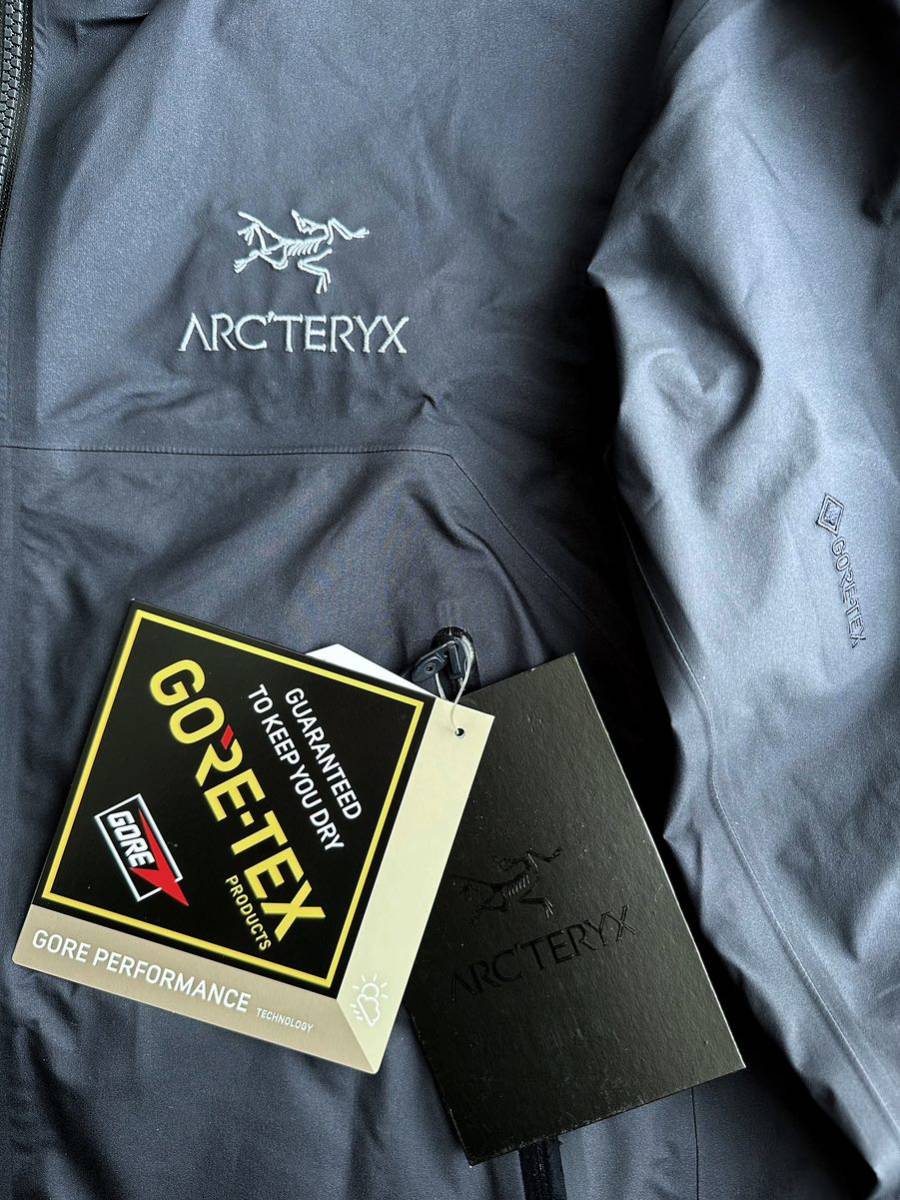 【国内正規 新品】ARC'TERYX Beta Jacket Men's Black Sapphire M アークテリクス ベータジャケット GORE-TEX ゴアテックス ネイビー