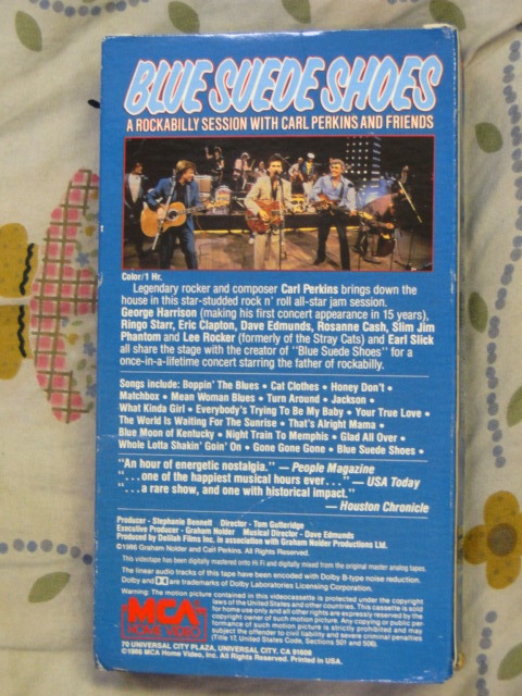 Carl Perkins George Harrison, Eric Clapton, Ringo Starr, Dave Edmunds, Slim Jim Phantom, Lee Rocker, Earl Slick & Rosanne Cash.