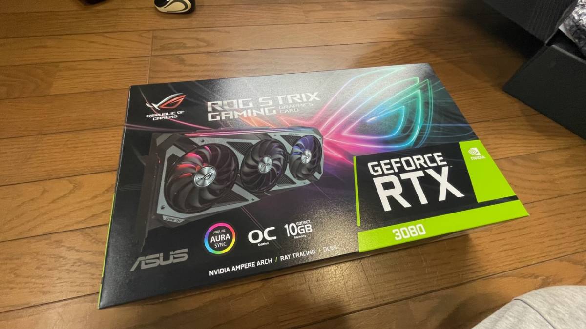 全商品オープニング価格！ STRX ROG RTX3080 asus GAMING 動作確認済み