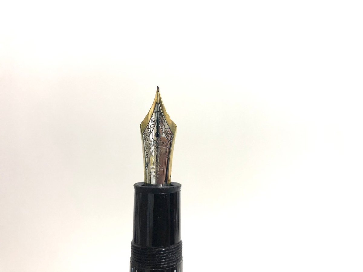 MONTBLANC/モンブラン 万年筆 18K 750 筆記用具 文房具 箱付 インク付