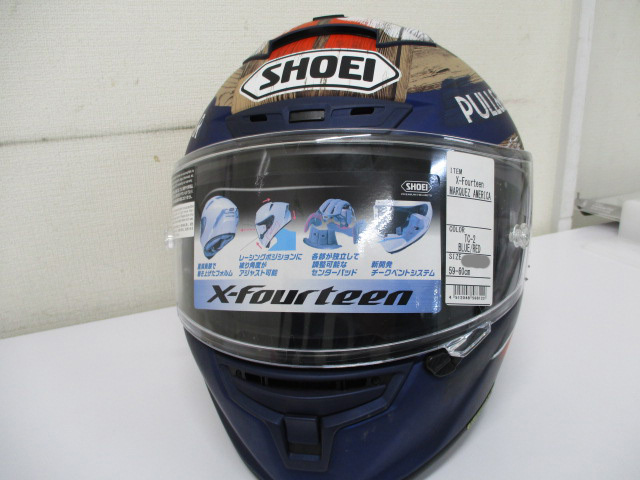 限定 未使用 SHOEI X-14 X-FOURTEEN MARQUEZ AMERICA ショウエイ