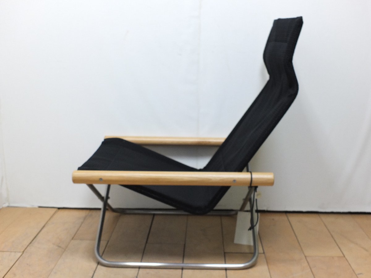 z20555】直接引取歓迎 banex ニーチェア NY CHAIR 新居猛 ブラック