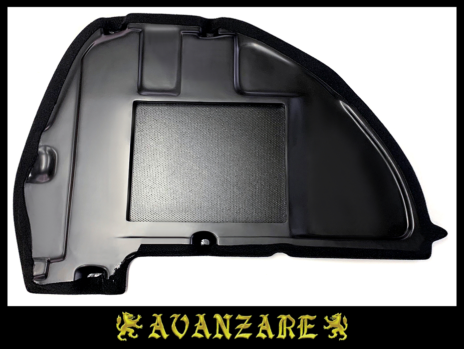 ≪AVANZARE≫ 30アルファード ☆ スーパーベースボックス (250W デジタルアンプ＋8インチ ウーハー付き) MDF製BOX_※ラケッジカバー(裏面)