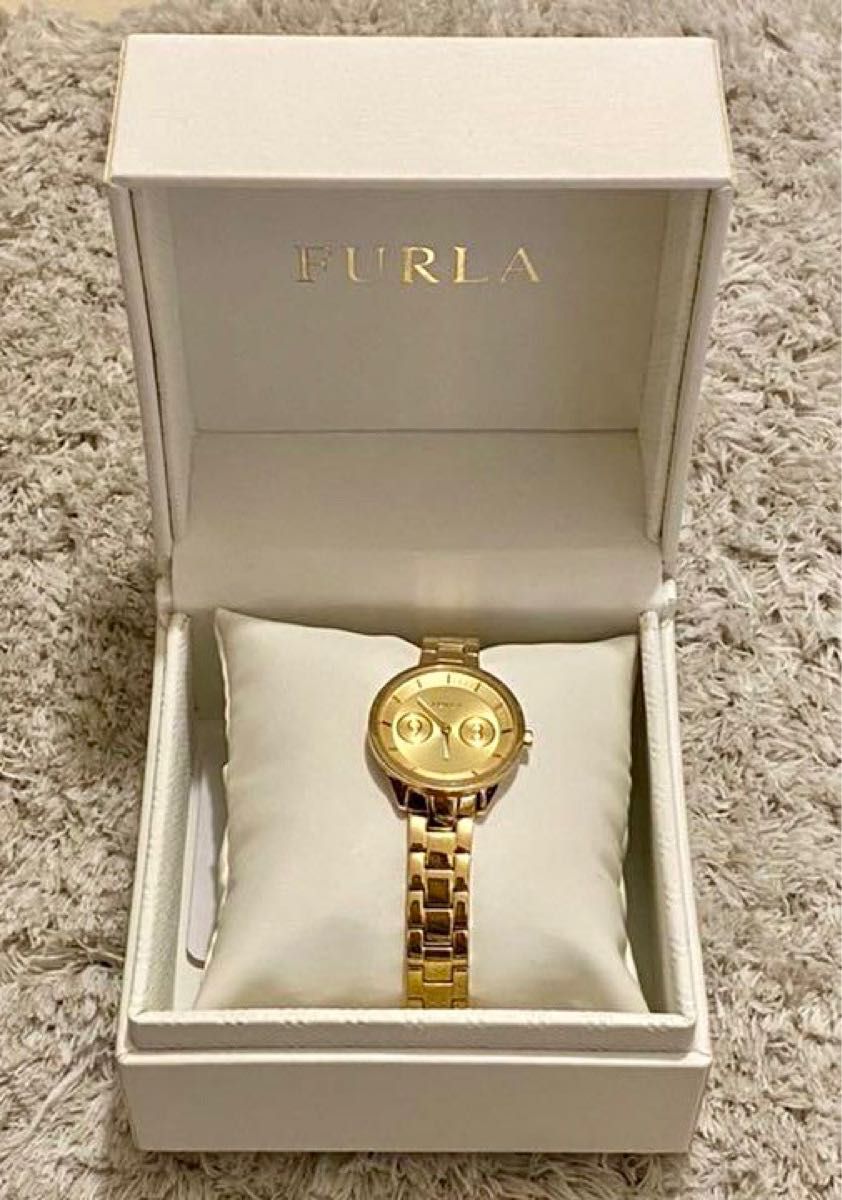 正規品 メトロポリス 腕時計 アナログ時計 フルラ FURLA ゴールド ギフト