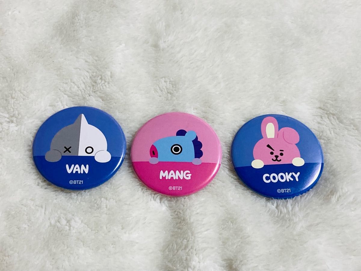 缶バッジ BT21 カフェ 限定 セット まとめ売り ホビ ホソク ジョングク グク