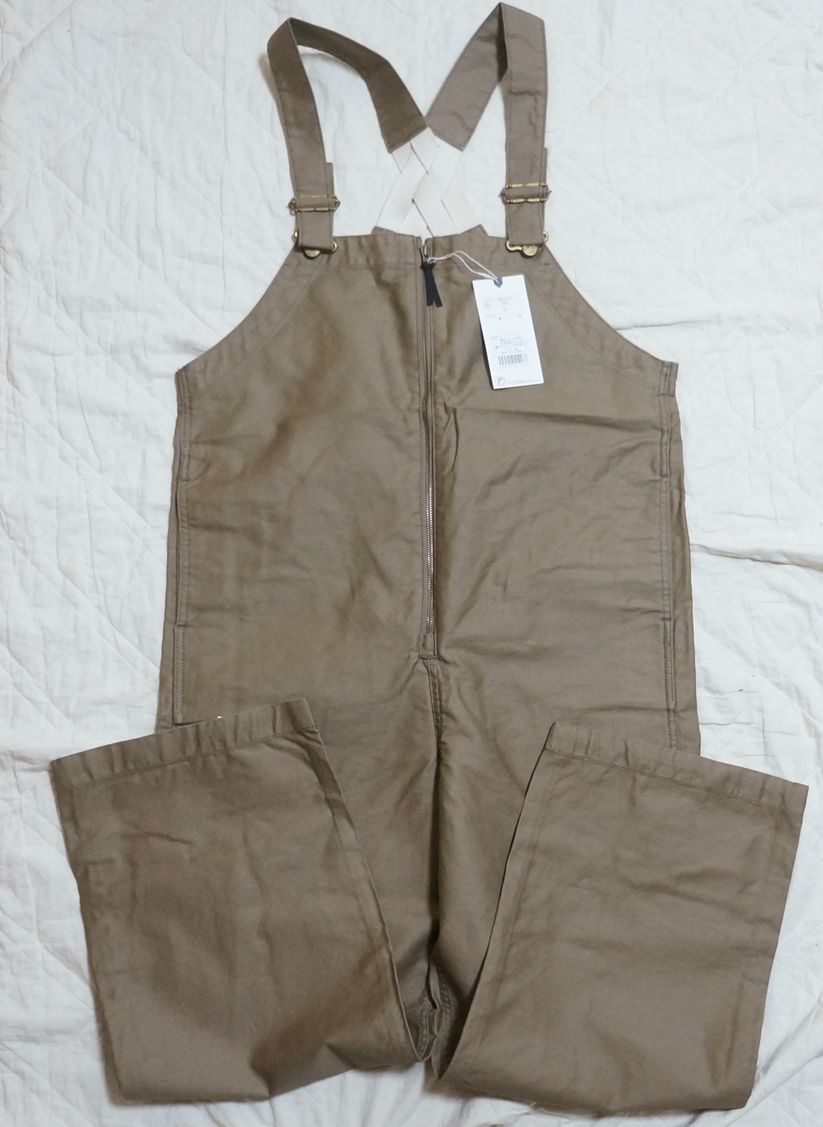 新品 Lee OVERALLS サンドベージュ S オーバーオール　リー_画像1