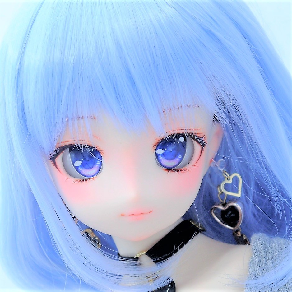 ine*カスタムヘッド:オビツ50-04まふゆヘッド+アイ+ウィッグ【難あり