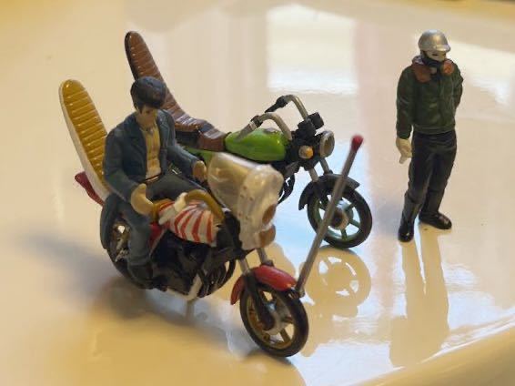 フィギュア付き族車ミニカー ジオラマ、暴走族、ヤンキー、単車 フィギュア付き族車ミニカー ジオラマ、暴走族、ヤンキー、単車