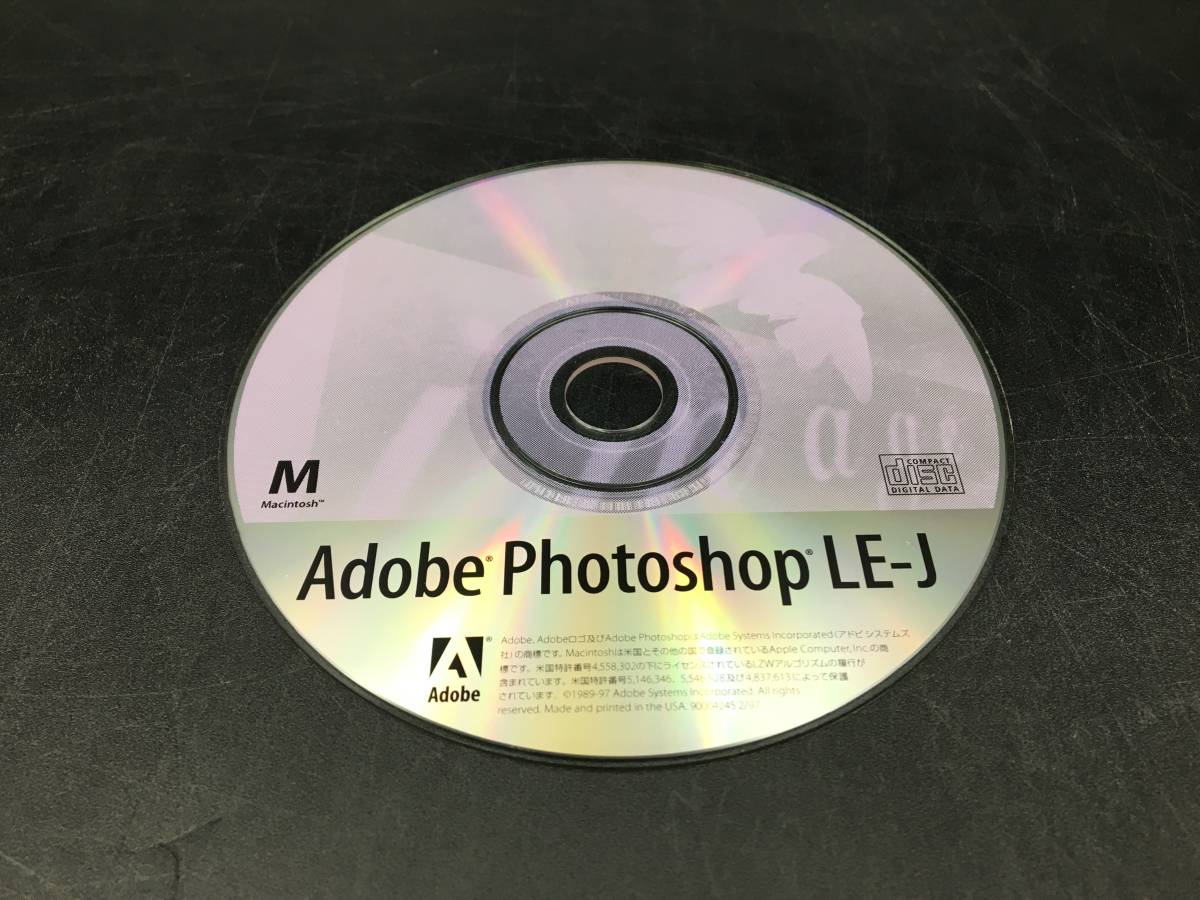 l【ジャンク】 Adobe Photoshop LE-J CDディスク_画像4