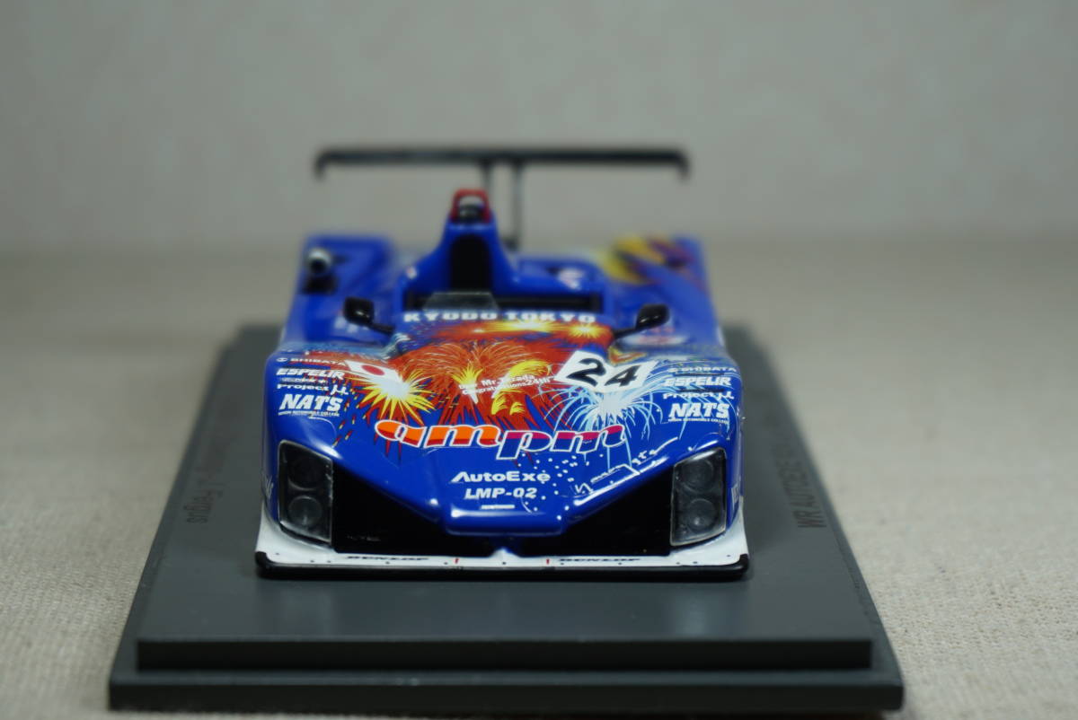 1/43 ロータリー復活 ルマン 寺田 spark WR Autoexe LMP-02 Mazda #24 2002 Le Mans 24h LMP675 オートエクゼ マツダ terada ampm _画像5