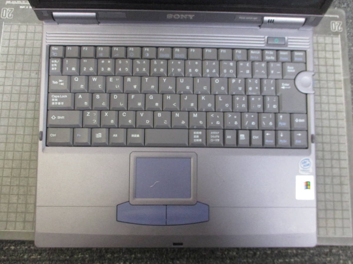 　a273　　　SONY 　VAIO 　ＰＣＧ-ＸＲ1Ｆ/ＢＰ　　ノートPC　　_画像7