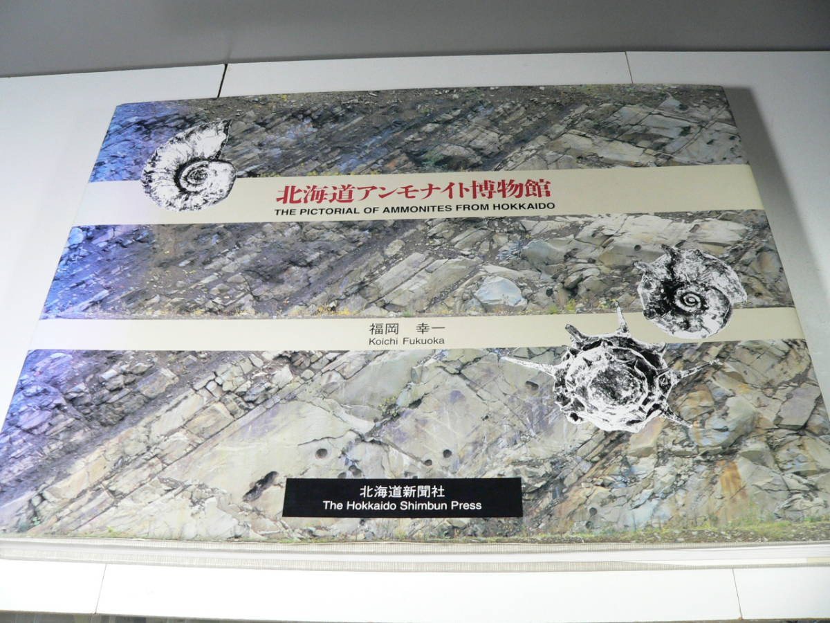 送料無料　北海道アンモナイト博物館　 福岡 幸一　化石　アンモナイト　恐竜
