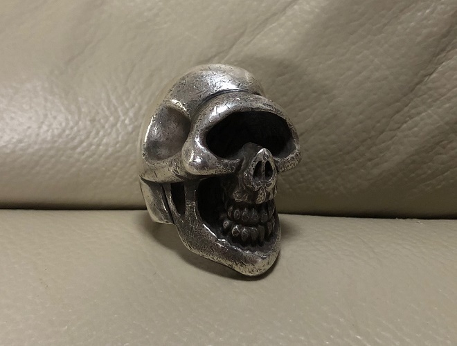 Stop Light Stop light k Lazy Skull ring 21 number 