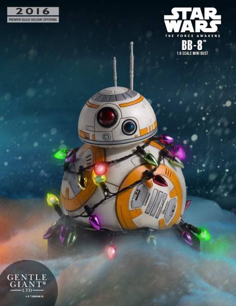 GENTLE GIANT★2016PGM★HOLIDAY ED★BB-8★COLLECTIBLE MINI　BUST