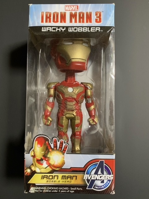 *FUNKO*IRON MAN3*IRON MAN*WACKY WOBBLER BOBBLE-HEAD*