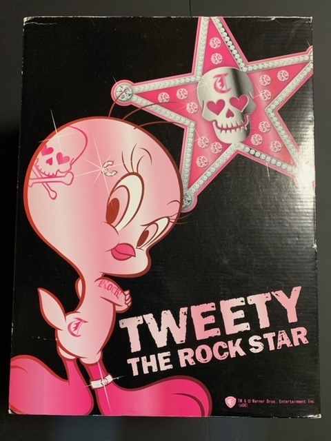 ☆TWEETY☆THE ROCK STAR☆PINK☆ STATUE☆ 問屋直販 フィギュア