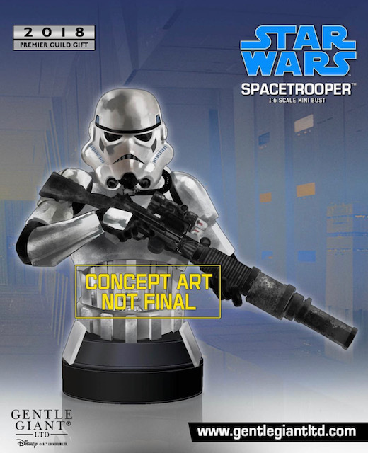 *GENTLE GIANT*PGM2019 GIFT*SW*SPACE TROOPER*COLLECTIBLE MINI BUST*