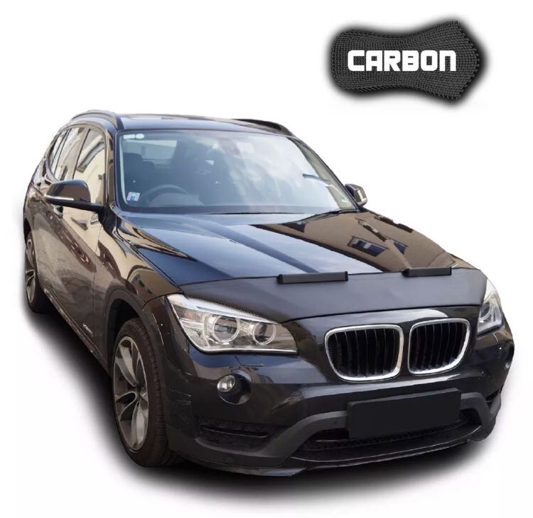 本国仕様 BMW X1 E84 ボンネットフード ノーズブラ ボンネットブラ エアロ フロント ハーフブラ 2009-2015y_画像1