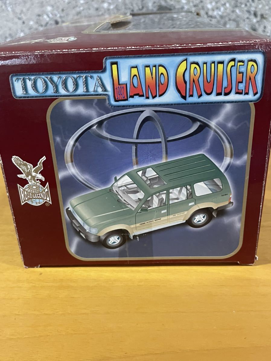 ☆TOYOTA LAND CRUISER　トヨタ　ランドクルーザー80 ランクル80 VX LIMITED 1992 ブルー ダイキャストメタルミニカー 1/18 スケール ☆_画像5