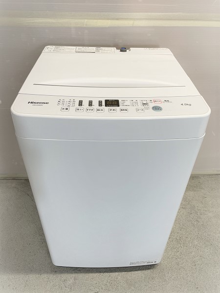 偉大な 【美品】Hisense 4.5kg洗濯機 選べるお好みボタン 高洗浄力