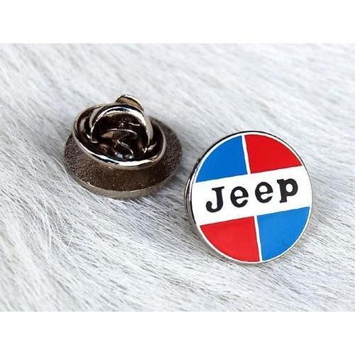 アメリカ直輸入！USピンズ [Jeep] ジープ ROUNDバッジ ピンバッチ アメリカン雑貨 クライスラー モーター４WD 車 オシャレの画像1